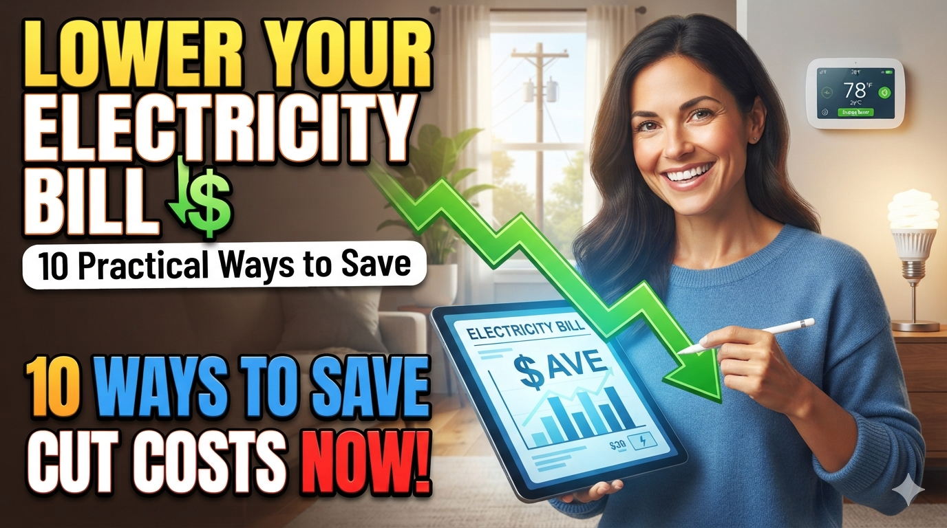 How to Lower Your Electricity Bill: 10 Practical Ways to Save.
