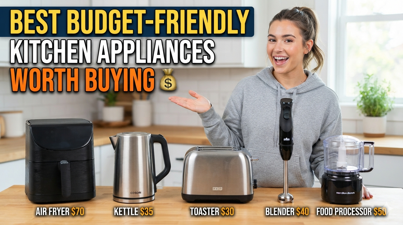 Best Budget-Friendly Kitchen Appliances That Are Actually Worth Buying
