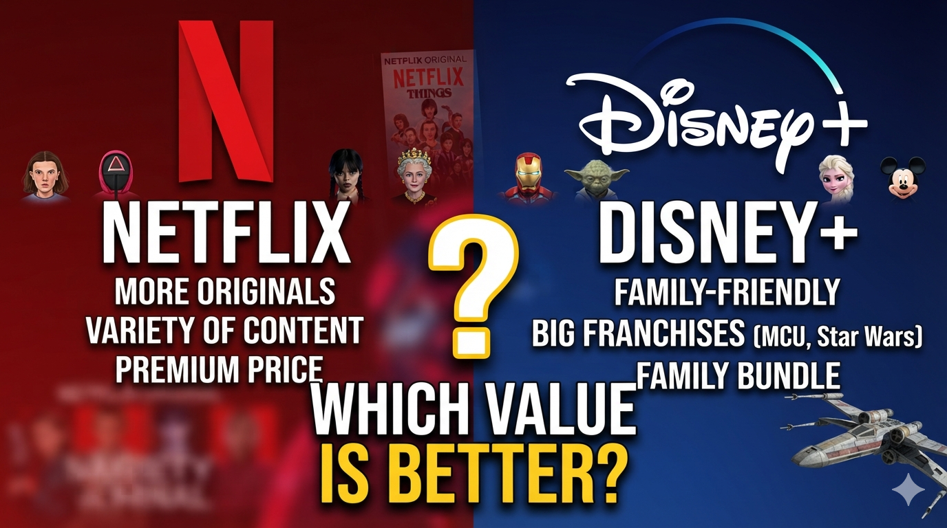 Netflix vs. Disney+: Which Streaming Service Is the Better Value?