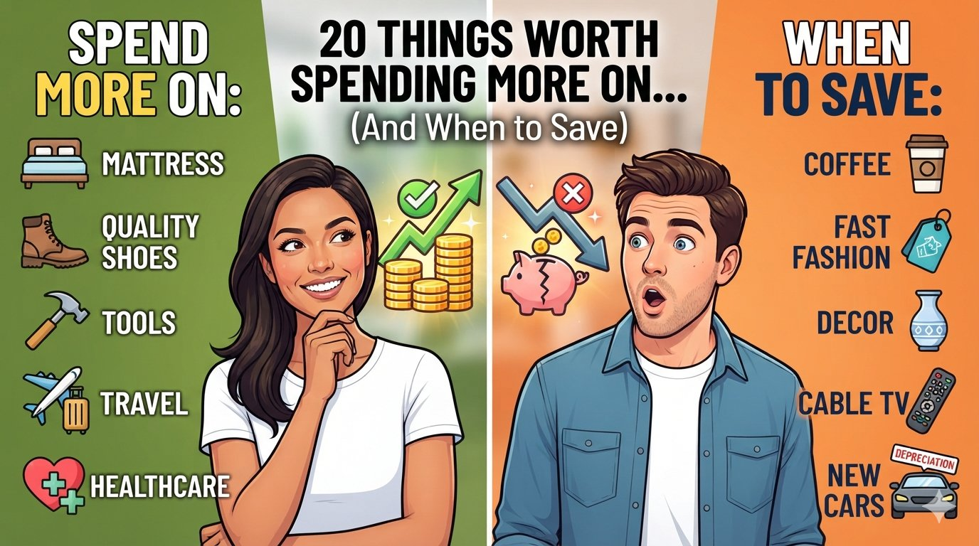 20 Things Worth Spending More Money On (And When to Save)
