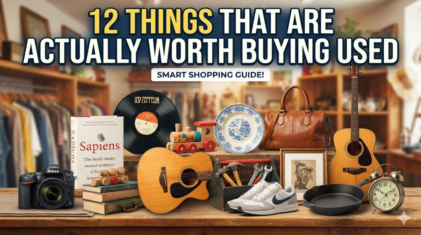 12 Things That Are Actually Worth Buying Used